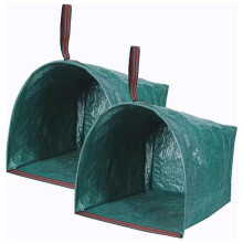 2 Sacs de Collecte des Déchets de Jardin, Sacs de Collecte des Déchets de Jardin, Sacs à Feuilles, pour Ramasser les Feuilles Mortes