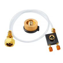 Europe Outdoor Gas Stove Gas Refill Adapter Camping Burner Bridge Card Type Long Flat Gas Tank Furnace Coupler Connector