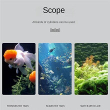 Aquariumthermometer, Elektronisch, LCD, Digital, Temperaturmessung, Thermometer, Aquarium-Zubehör, Silberfarben