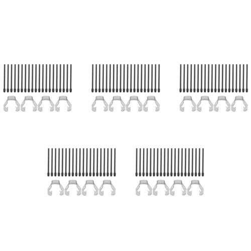 (100 Pack)  Pen Tips/Nibs for  2 Stylus Pen Replacement Soft Nibs/Tips Black