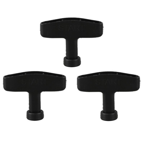 3X Replacement   Pull Handle Grip Black for Motor