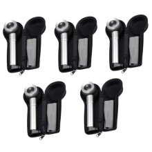 5X Handheld 45X Folding Linen Tester Metal Magnifiers Cloth Thread Counter Magnifier Magnifying Glass with Light