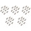 50 PCS RF Conector UHF Macho Conector RG8 RG58 Cabo Lug Antena Conector PL259 1