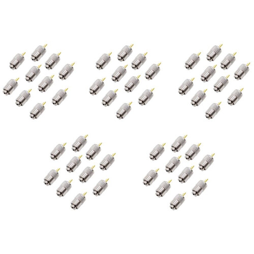 50 PCS RF Conector UHF Macho Conector RG8 RG58 Cabo Lug Antena Conector PL259