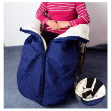 Warm Fleece Wheelchair Lap Blanket for Elderly, Thickened Windproof Half Wrap Design, Plaid Style