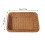 Handmade Rattans Work Storage Trays Fruit Vegetables Bread Baskets Restaurant Serving Tabletop Display Baskets 9