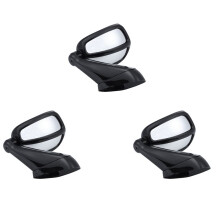 3X Auto Rückspiegel Toter Winkel Verstellbarer Weitwinkel Rückspiegel Auto Hood Cover Sand Plate Seitenspiegel für Suv
