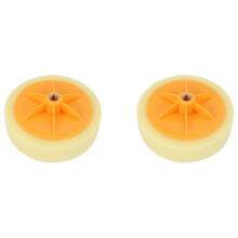 2st 6 Tum/15 cm Bilpolering Vaxning Pad Svamp M14 Hjul Polering Vaxning Pad Kit Verktyg för Bil Polerare Gul