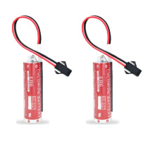 ER6 3.6V 2000mAh NonRechargeable Lithium LiSOCl2 Battery for Maxell and OTC 5096434, 2 Pack