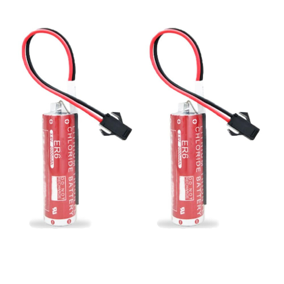 Er6 3.6V 2000Mah Nonrechargeable Lithium Lisocl2 Battery For Maxell And Otc 5096434, 2 Pack 9330225959625
