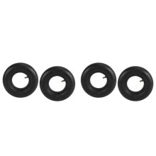 4 PCS 4.10/3.50-4 410/350-4 ATV Quad Go Kart 47Cc 49Cc Chunky 4.10-4 Chambre à Air pour Pneu Compatible avec Toutes les Modèles 3.50-4 Pneu 4 Pouces