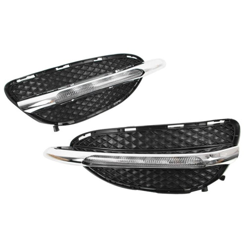 1 Pair High Quality Car Left and Right Daytime Running Lights for - E-Class W212 E180 E200 E260 2014-2015