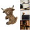 Statue de vache suspendue, décorations extérieures, ornement-1 2