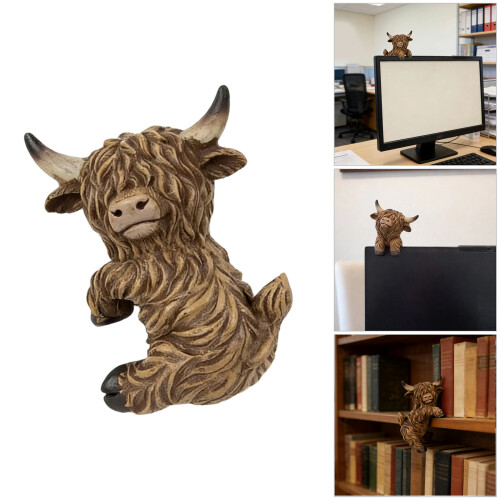 Figurines de vache des Highlands, cintres pour pots de-2 1