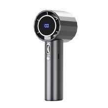 Type-C Rechargeable Handheld Fan,100-Speed Adjustable, Fast Cooling,Powerful Hurricane Ice Sensation Fan for Outdoor Use