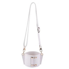 Water Bottle Carrier Bag Travel Essential Water Bottle Sling Bag with Adjustable Shoulder Strap for Cup Accessories,B