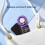 Portable Handheld Fan 100 Speed Cooling USB-White ice compress 7