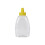 Leak Proof Thickened Transparent Sauce Bottle-pointed cover S 1
