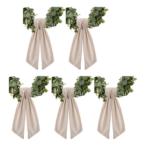 Handcrafted Polyester Wreath Ribbon Ideal For Mirrored-5
