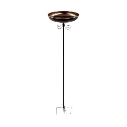 Unique Decorative Bird Water Tray-Wrought iron two bir 1