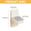 Slip Resistant Shower Stool With Quick Installation-Gray 4