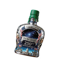 Handcrafted Glass Whiskeys Bottle Feature 250th-green cover