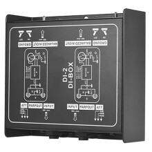 2X Premium Direct Injection Molded Audio Box - Passive DI Unit Canceller with Input Pad for Guitar and Bass Connections