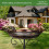 Unique Decorative Bird Water Tray-Wrought iron two bir 6