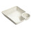 Elegant Divided Appetizer Platter Dishwasher Safe-White 1