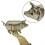 Compact Tape Measure Metal Case Measuring-Gold 2 Large size 6