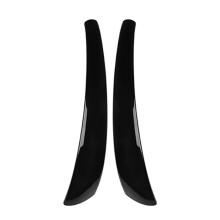Pannello di Rivestimento per Maniglia Interna Della Portiera 'Auto per Serie 1 E81 E82 E87 E88 2006-2012 Nero 1 Paio