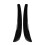 Car Interior Door Pull Handle Cover Trim Panel for  1-Series E81 E82 E87 E88 2006-2012 Black 1 Pair 1