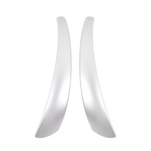 Car Interior Door Pull Handle Cover Trim Panel for 1-Series E81 E82 E87 E88 2006-2012 Silver 1 Pair