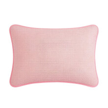 Atmungsaktiver Kissenbezug aus Polyester mit Mesh-Design-Rosa