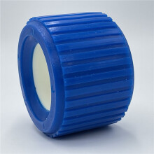 Boat Trailer Ribbed Wobble Rollers, Trailer Roller Boat Ramp Rollers Boat Lift Wheels Kit for Boat Yacht Trailer,8pcs