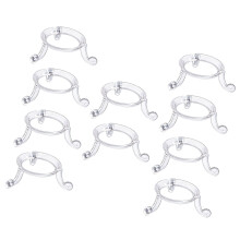 Sturdy Clear Round Stand For Showcasing Natural Stone And-L
