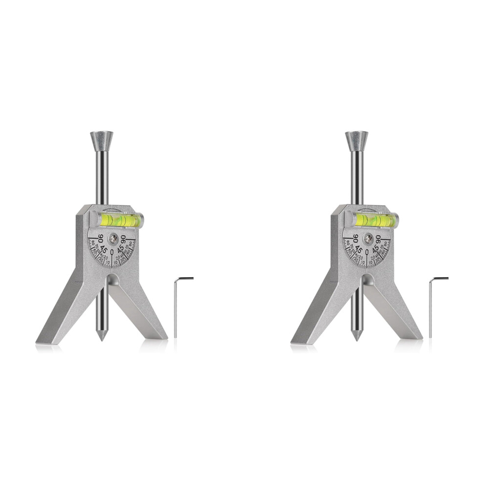 2X Pipe Center Finder With Centering For Measure Pipe Diameter Over 0.5Inch And Pipe Center Punch Level 6032475604180