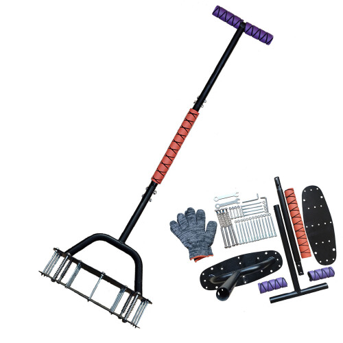 Perceur de pelouse manuel extra long de 102 cm pour un entretien