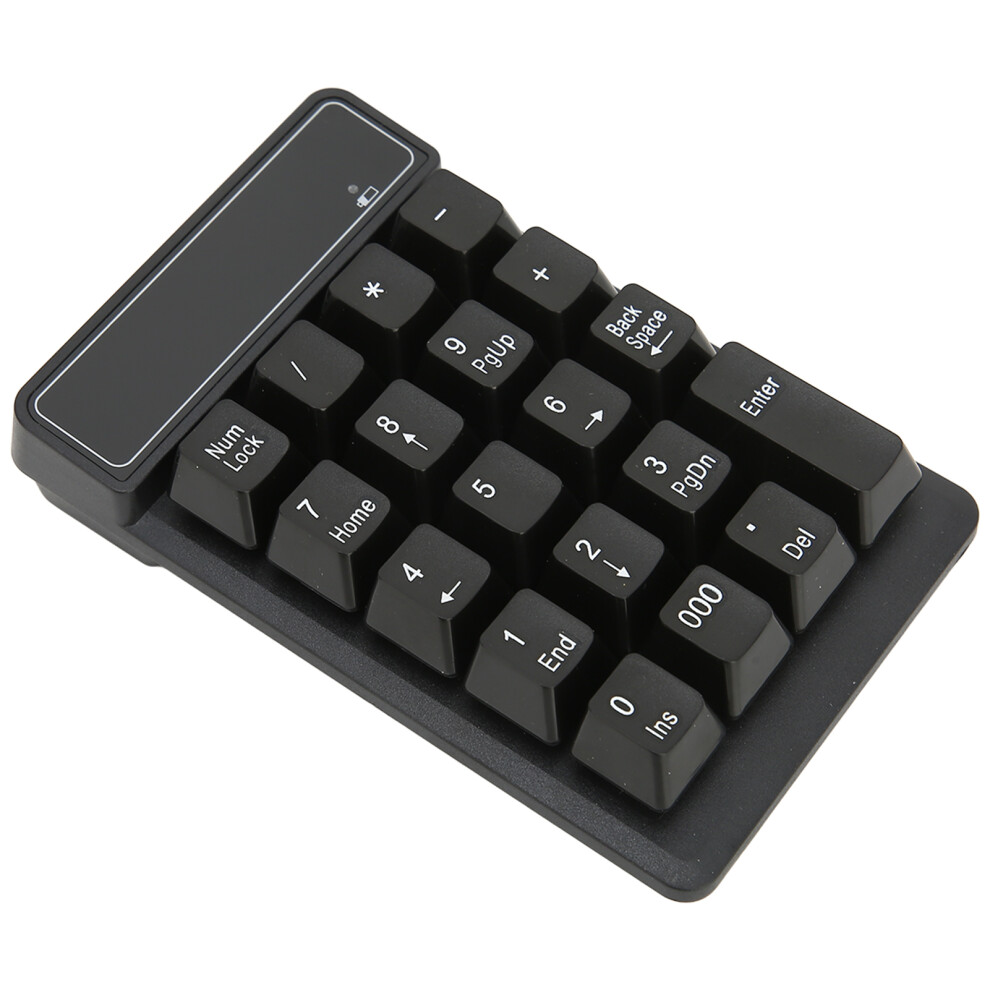 Wireless Numeric Keypad 19 Keys, 2.4Ghz, Waterproof, Lightweight, Black 8261390482872