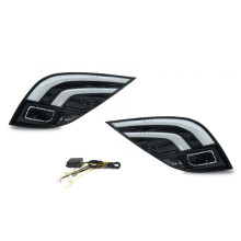 LED Daytime Running Lights for Camry SE XSE 2018-2020 Front Bumper Fog Light with Turn Signal Light