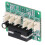 Computer 12V Fan Controller 2K-50KHZ Adjustable Speed 3Pin 2510 Industrial Case 4