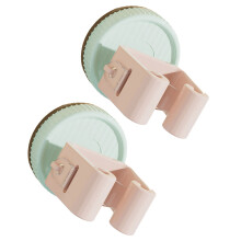 Suction Cups Wall Mounted Broom Holder Clamp For-Blue powder