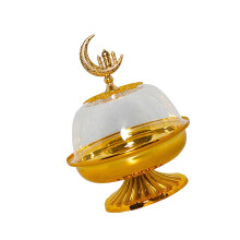 Decorative Plastic Serving Platters With Nonrust Steel-gold Low