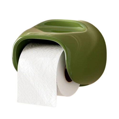 Support de rangement pratique pour papier toilette avec-Vert