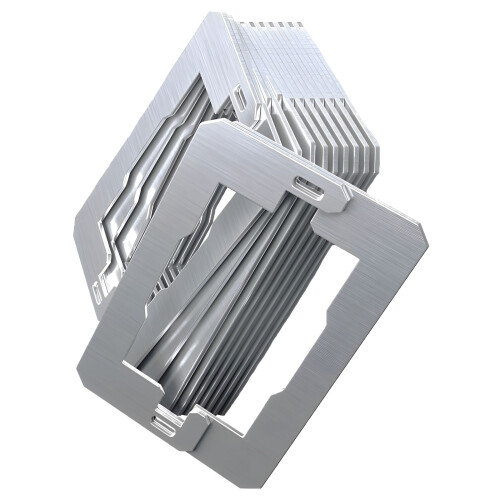 10PCS Two Layer Steel Outlet Plates For Electrical Box Alignment