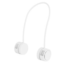 Lightweight Single Shoulder Fan With double Speed-White