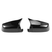 Seitenspiegelkappe für 5er 6er 7er E60 E61 E63 E64 F06 F07 F10 F11 F13 F01-F04, Schwarz