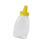 Bouteille de sauce transparente épaissie-couvercle pointu M 1