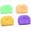 60 PACK Coloured KEY TOP COVERS /Caps/Tags/ID Markers Mixed Toppers 4