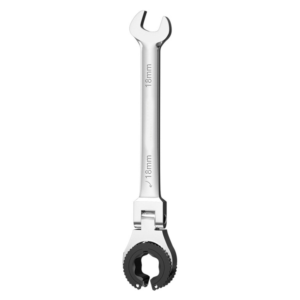 Tubing Ratchet Wrench With Open Flexible Head 72 Teeth For-18Mm 7754001778378